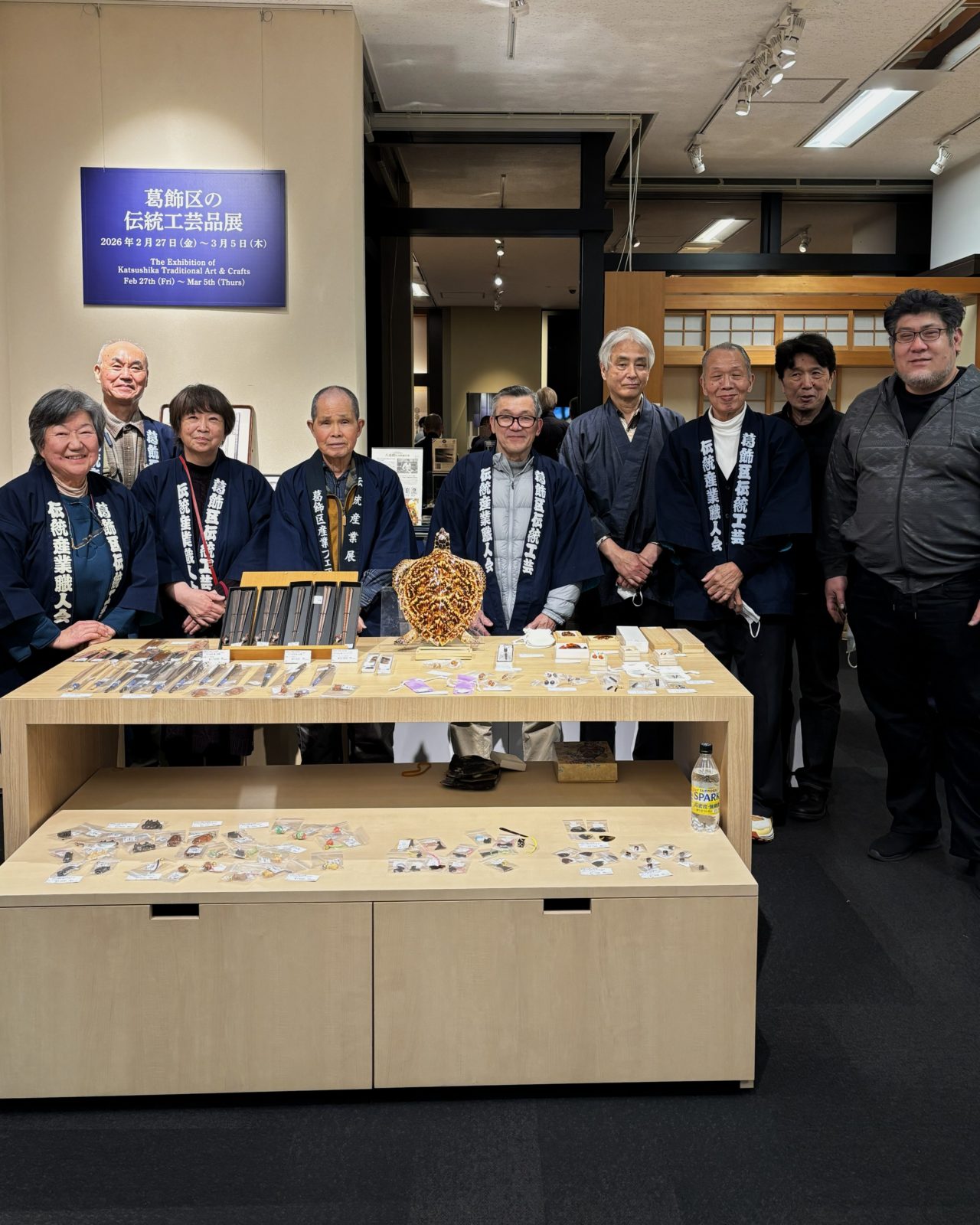 伝統工芸青山スクエア「葛飾区の伝統工芸品展」職人たち